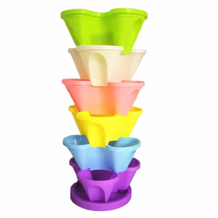 6 - Layer Vertical Plant Tower - Three - Dimensional Flower System for the Garden