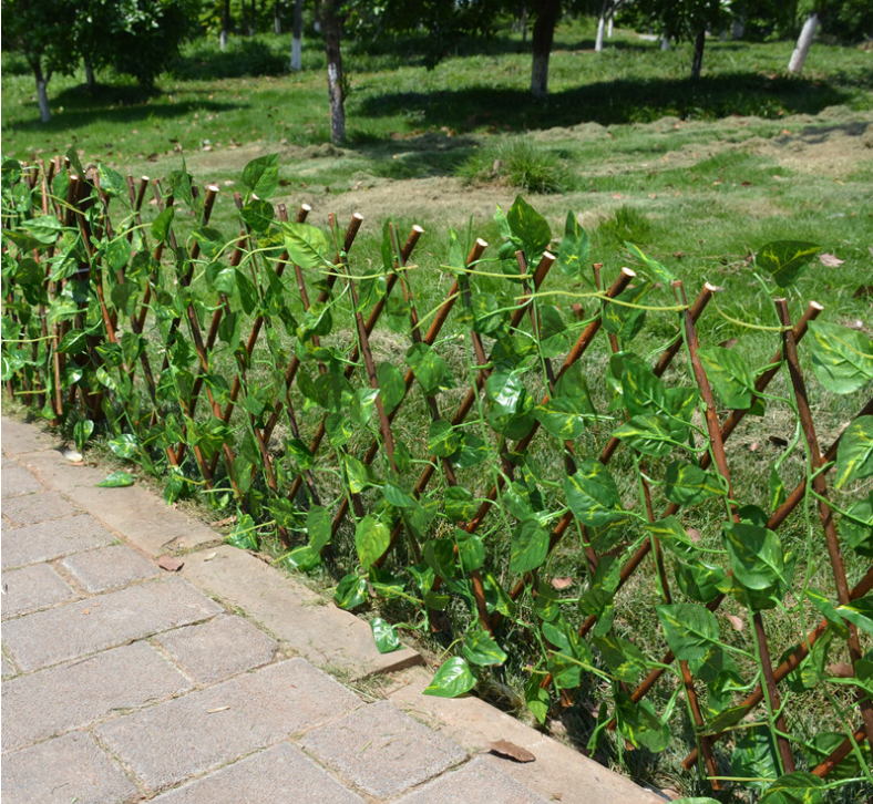 Artificial Garden Fence with Ivy - Flexible Privacy Screen for Balconies and Patios