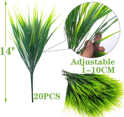 Artificial Wheat Grass Plant Made of Plastic - Decorative Grass for Garden , Home and Outdoor Use