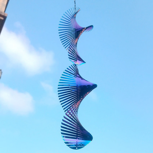 Rotating Wind Runner Garden Decoration Hanger - Colourful Garden Decoration for Outdoors