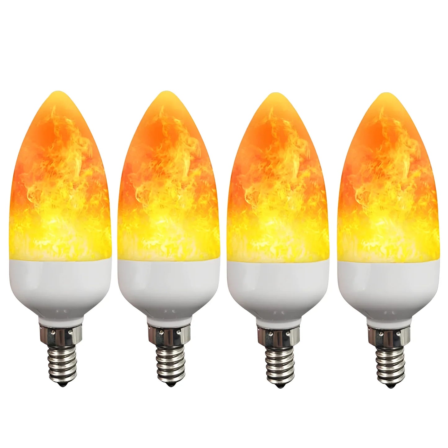 Flame Effect Lamp - 9w Led Light Bulb With Realistic Flame Glow