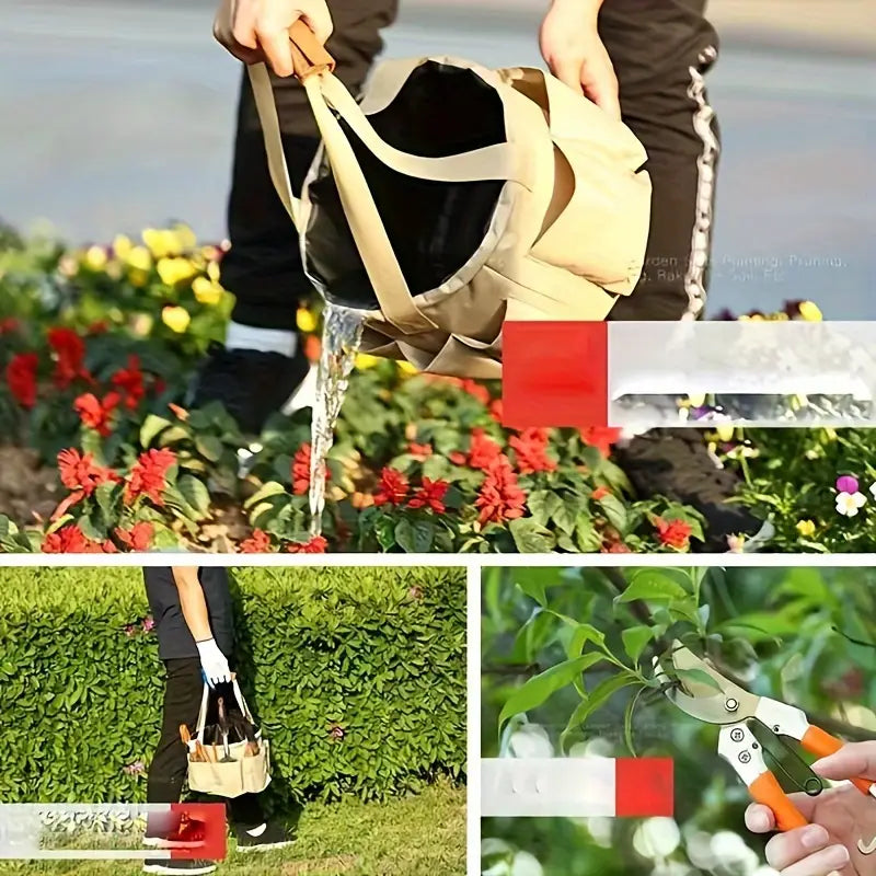 Garden Tool Set with Carry Bag - 10 - Piece Set for Garden Maintenance