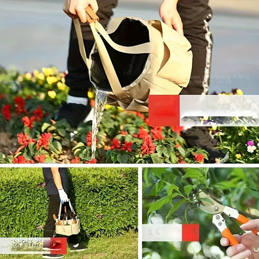 Garden Tool Set with Carry Bag - 10 - Piece Set for Garden Maintenance
