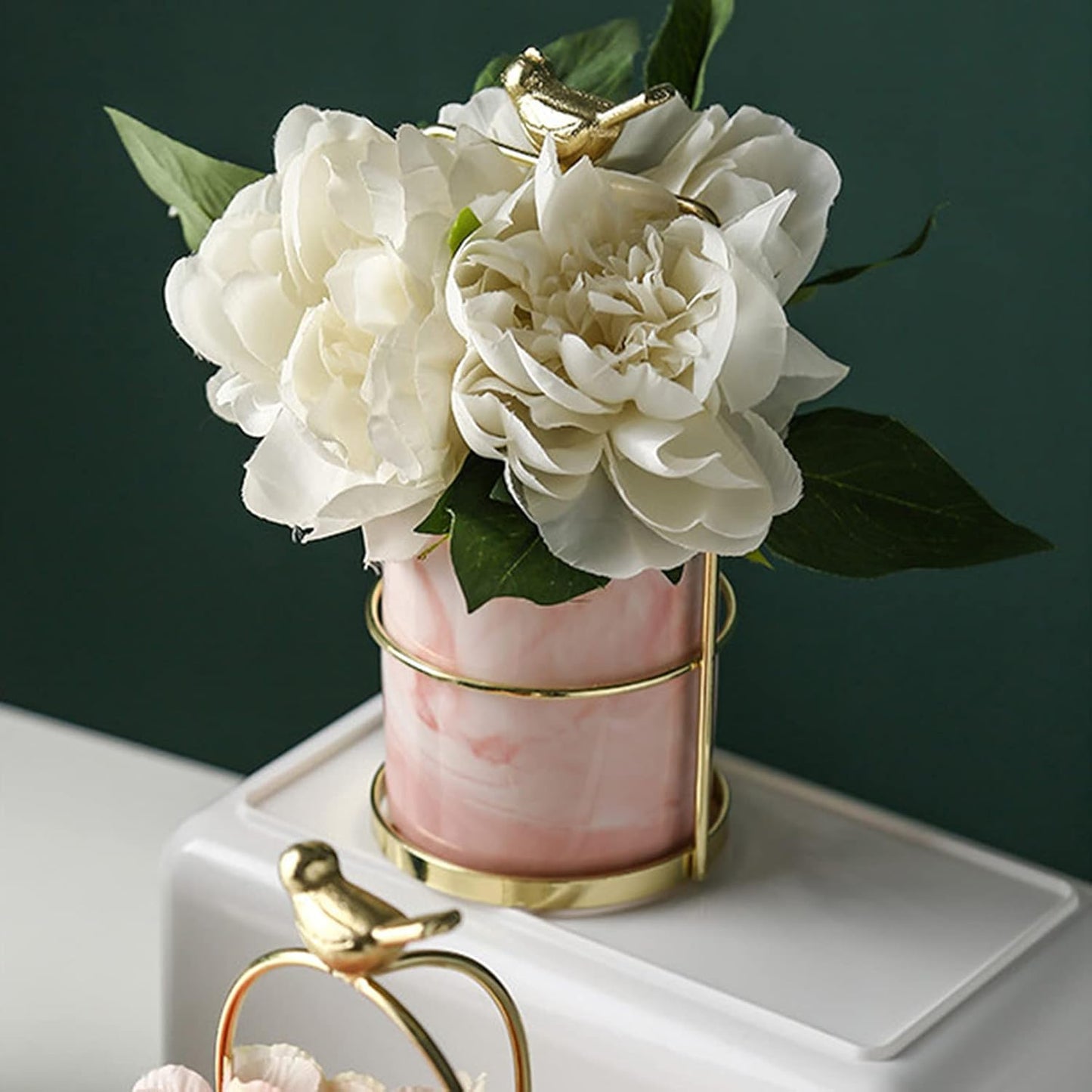 Flower Planters with Bird Design for Stylish Decoration