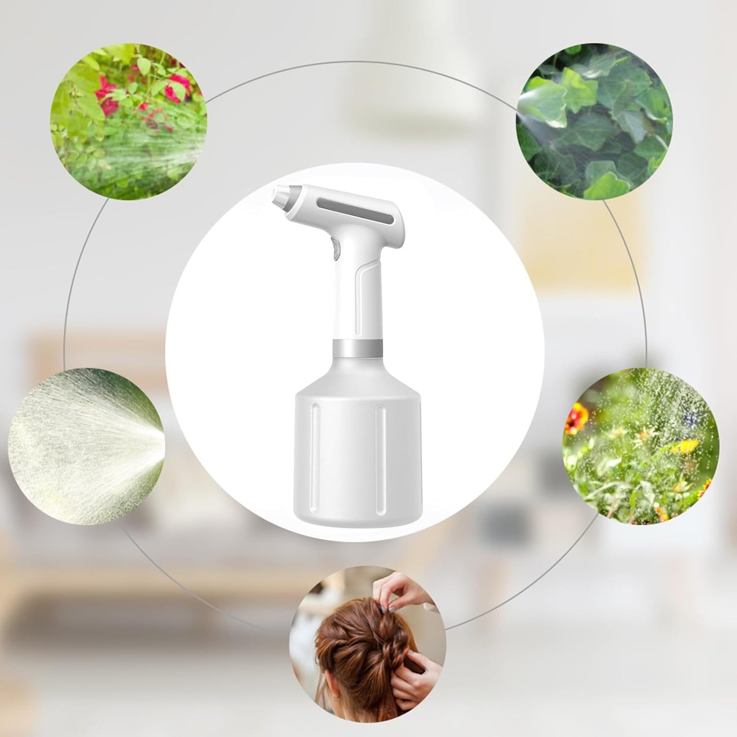 Electric Spray Atomiser for Plant Care - Rechargeable and Handy