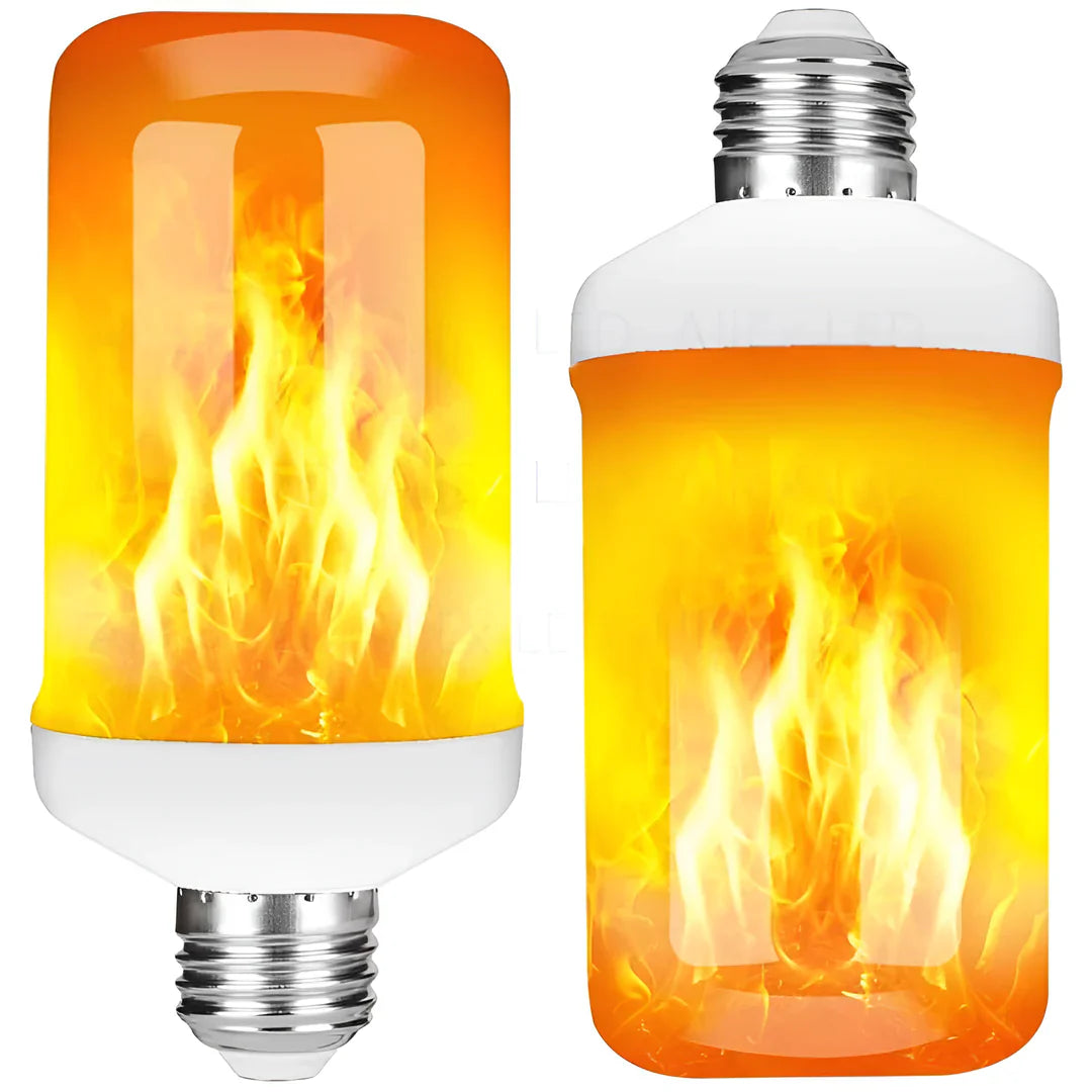 Flame Effect Lamp - 9w Led Light Bulb With Realistic Flame Glow