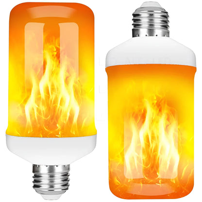 Flame Effect Lamp - 9w Led Light Bulb With Realistic Flame Glow