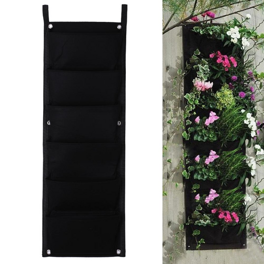 Plant Wall Pockets for Garden - Vertical Planter for Indoors and Outdoors