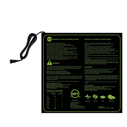 Heating Mat for Plant Seedlings - Temperature Control for Faster Germination and Growth