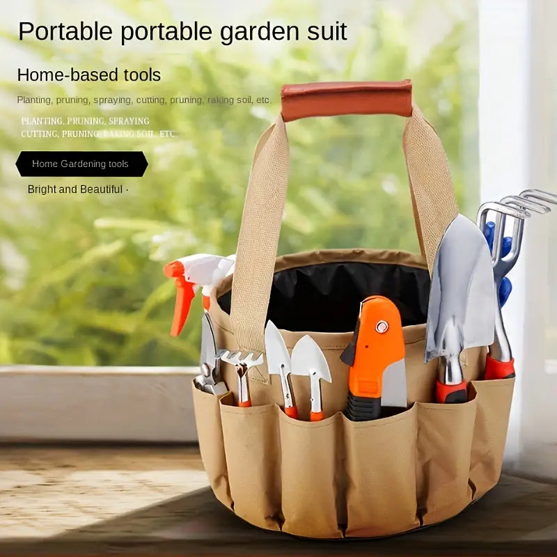 Garden Tool Set with Carry Bag - 10 - Piece Set for Garden Maintenance