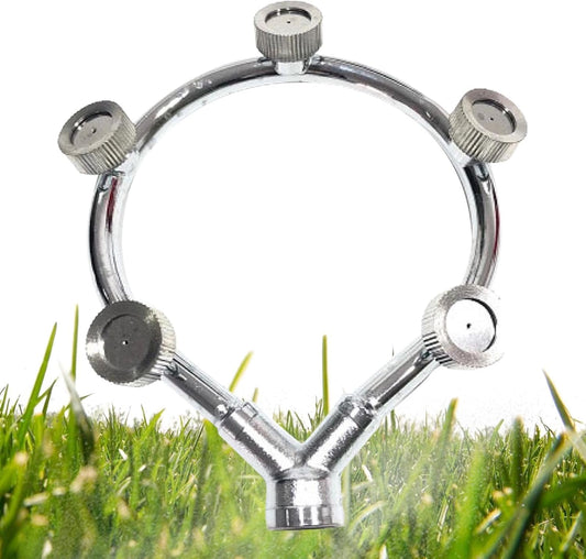 High Pressure Stainless Steel Ring Multi - Nozzle Nozzle - Efficient Spray Attachment for Garden Irrigation