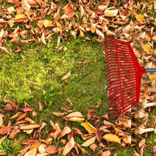 Plastic Grass Rake - Handle Option for Gardening and Farming
