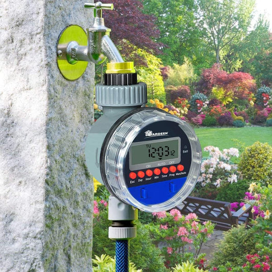 Digital Water Timer with Lcd Display - Automatic Garden Watering for Plants
