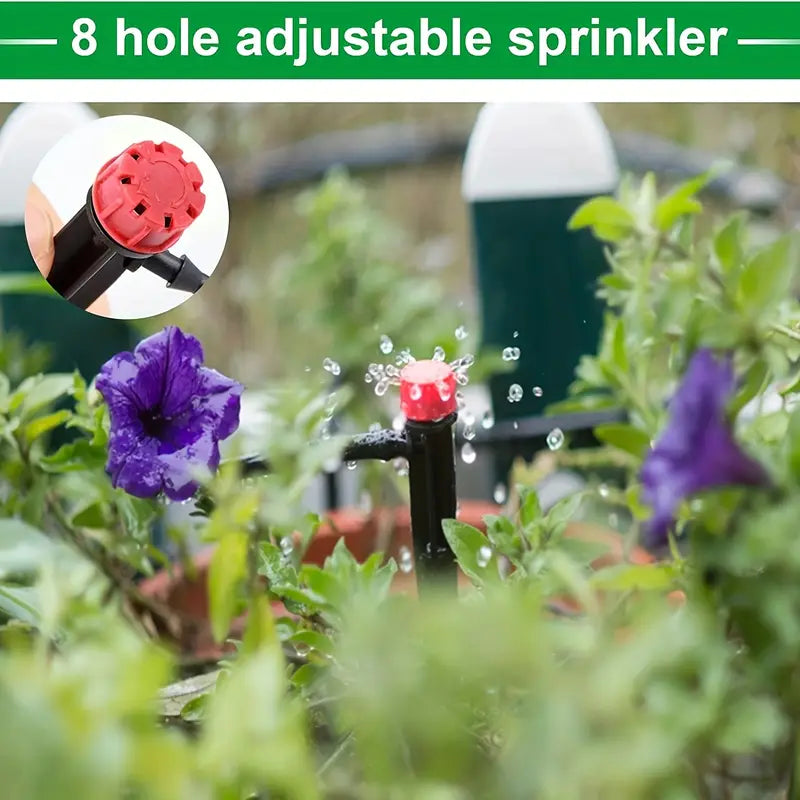 Automatic Drip Irrigation System for Plants - Complete Set for Garden and Balcony
