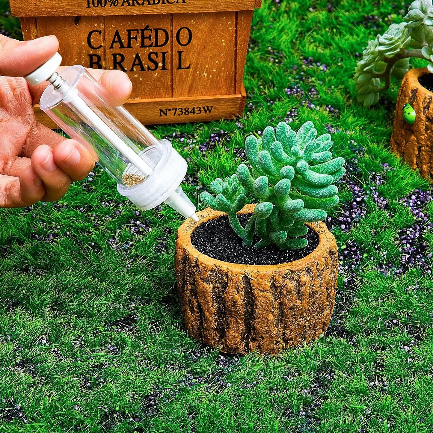 Seed Dispenser for Precise Sowing - Easy - to - Use Seed Hopper