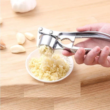 Robust Garlic Press Made From Stainless Steel