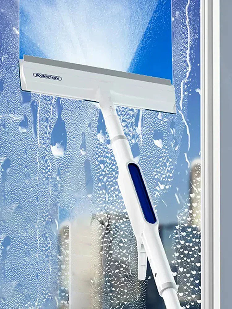 Functional 3 - In-1 Window Wiper with Spray and Wipe Function