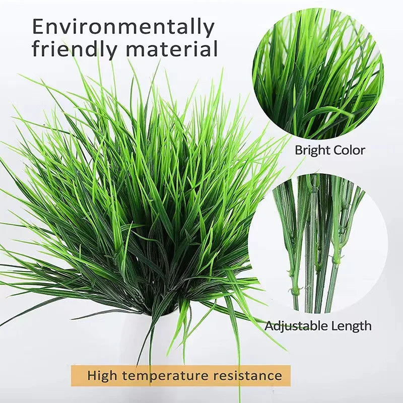 Artificial Wheat Grass Plant Made of Plastic - Decorative Grass for Garden , Home and Outdoor Use