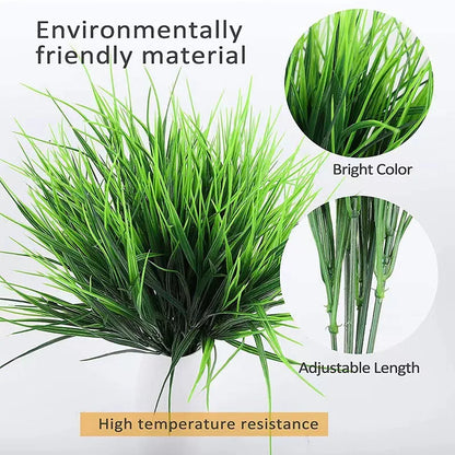Artificial Wheat Grass Plant Made of Plastic - Decorative Grass for Garden , Home and Outdoor Use