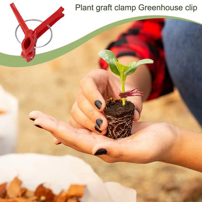 Plastic Grafting Clips for Garden Plants - Ideal for Vegetables and Plant Care