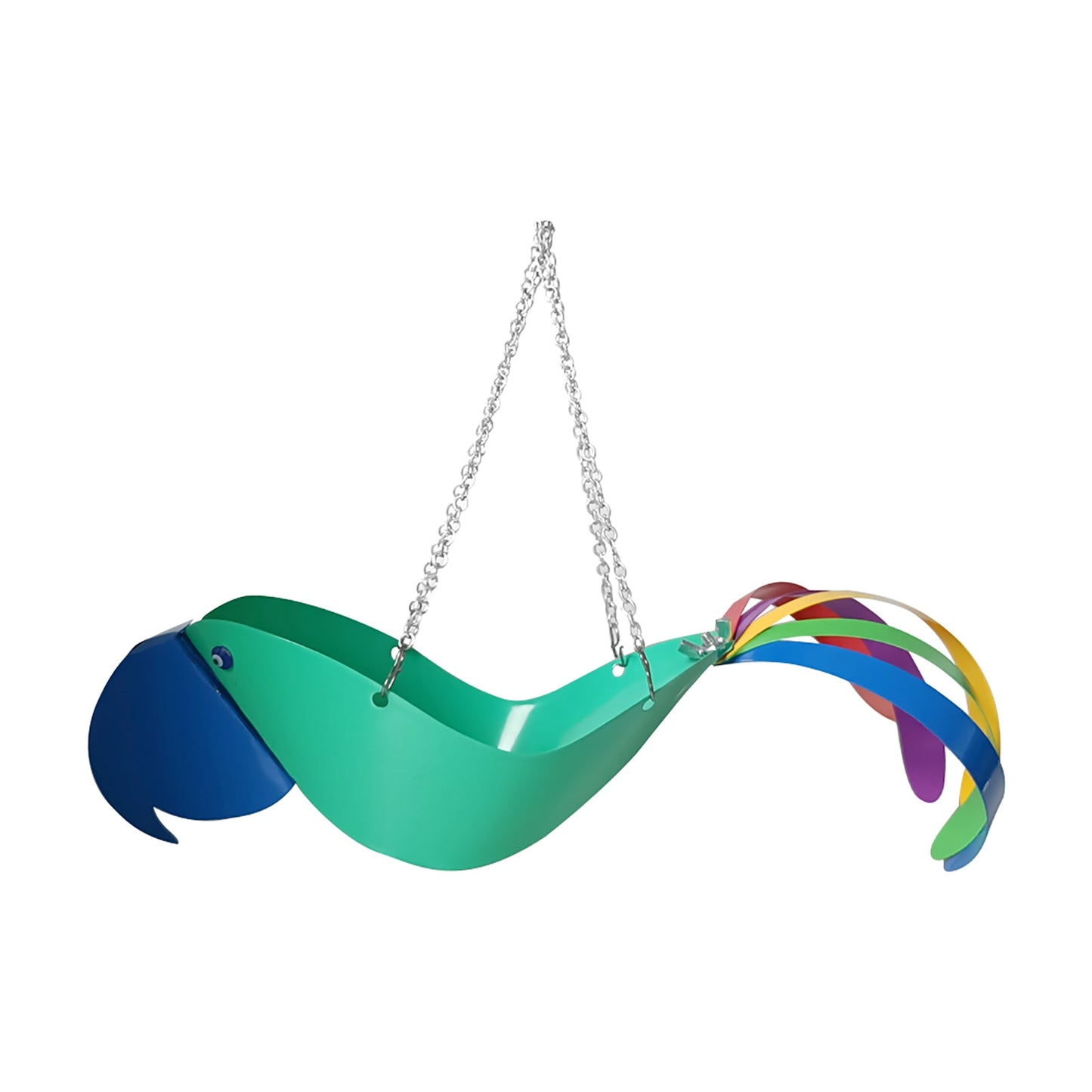 Colourful Hanging Planter in Chicken Design - Decorative Flower Hanger for the Garden