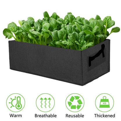 Foldable Felt Storage Box for Plants with Handles