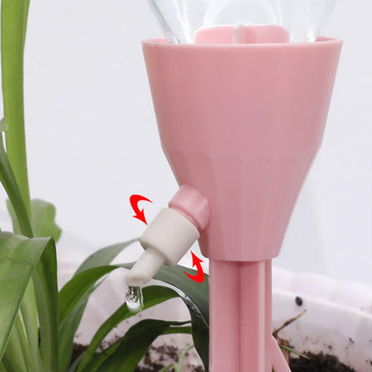 Automatic Plant Waterer with Bottle Connection - Efficient Drip Waterer for Plant Care