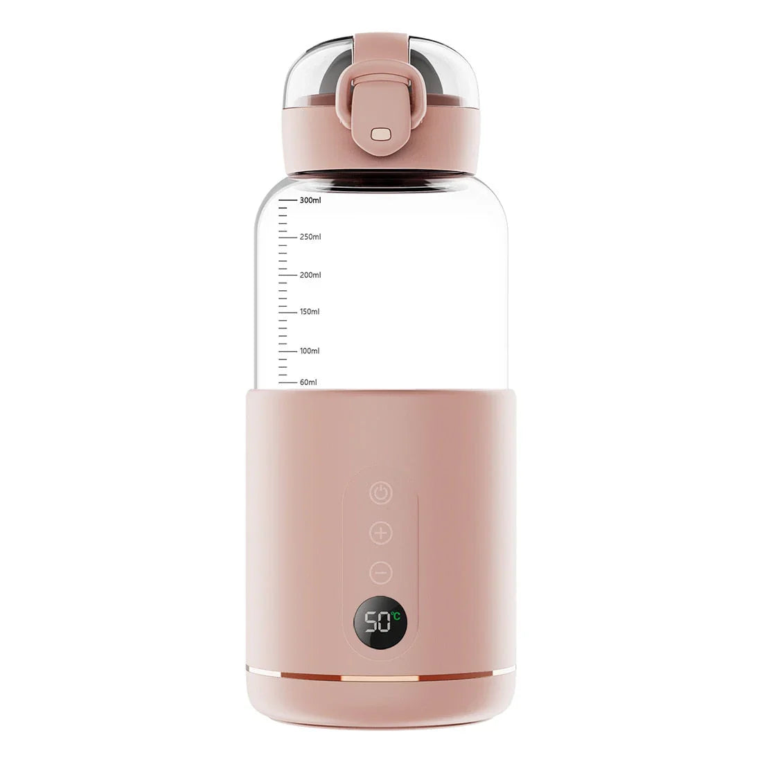 Portable Bottle Warmer With Temperature Display - Compact Solution For On The Go