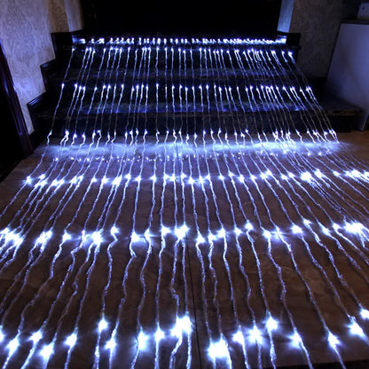 Led Light Curtain With Colour Change - Decorative Fairy Lights For Windows  Walls And Parties