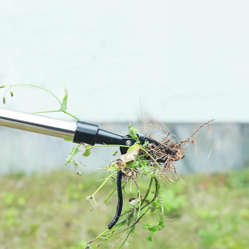 Weed Cutter Without Bending Down - Root Remover with Shovel Clip for the Garden