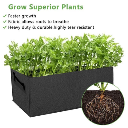 Foldable Felt Storage Box for Plants with Handles