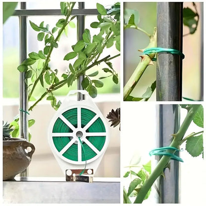 Garden Wire Twist Tape - 50 M Roll for Plants and Gardening