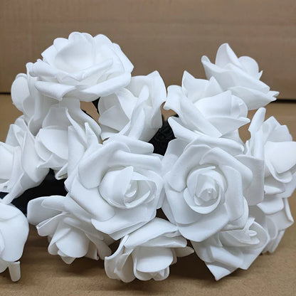 Led Rose Fairy Lights with Warm White Light - Romantic Decoration for Interiors and Events