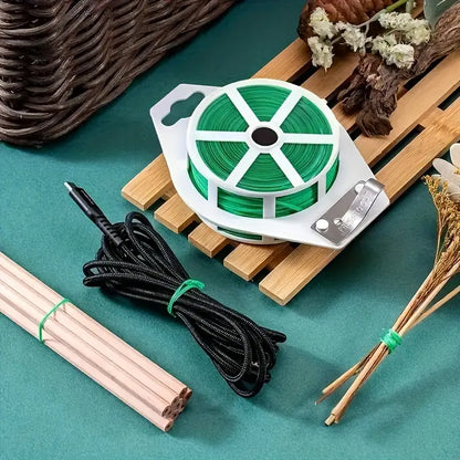 Garden Wire Twist Tape - 50 M Roll for Plants and Gardening