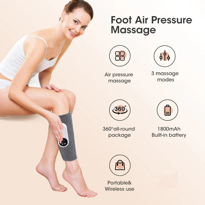 Electric Leg Massager - Air Compression With 3 Massage Programs