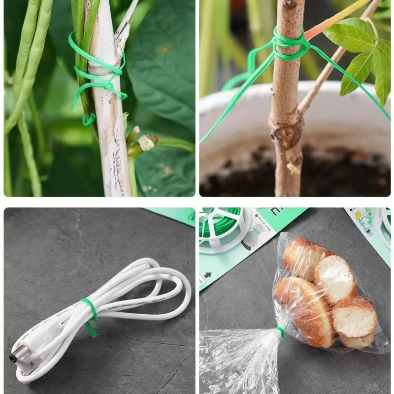 Garden Wire Twist Tape - 50 M Roll for Plants and Gardening
