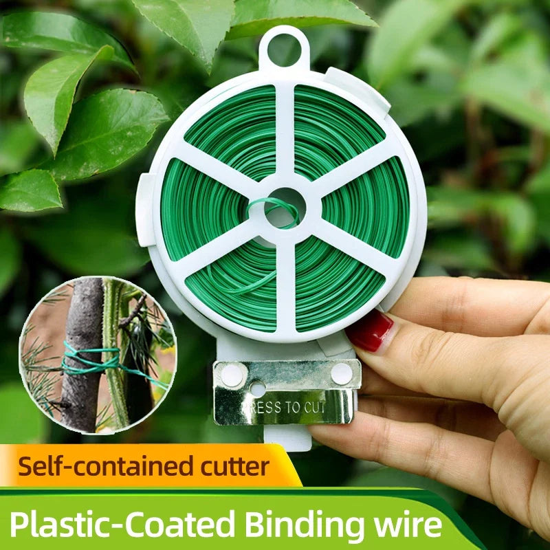 Garden Wire Twist Tape - 50 M Roll for Plants and Gardening