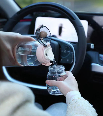 Portable Bottle Warmer With Temperature Display - Compact Solution For On The Go