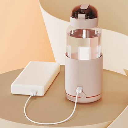 Portable Bottle Warmer With Temperature Display - Compact Solution For On The Go