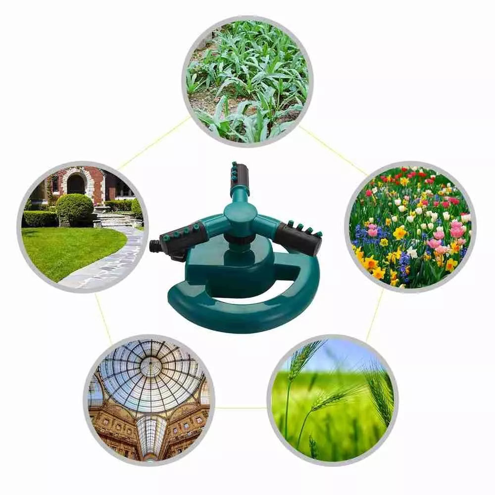 Adjustable garden sprinkler - Efficient lawn irrigation with 360° spray function