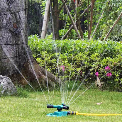 Adjustable garden sprinkler - Efficient lawn irrigation with 360° spray function